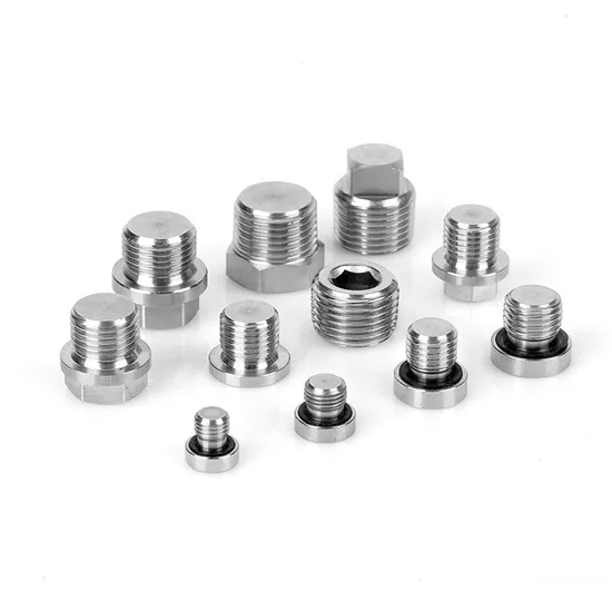 DIN910 Conical Plug Oil Plug Bolt Pressure Plug Sealing Oil Plugs Hex Head Screw Plug Hydraulic Screw Plug Plastic Expansion Plugs Flange Insert Plug