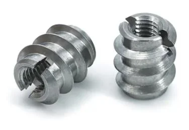 DIN7965 Screwed Threaded Brass Inserts Nuts Zinc Plated Screw Plugs