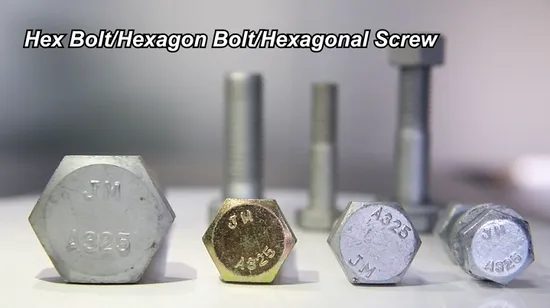 High Strength Grade 10.9 12.9 Hex Bolts for Heavy Machinery