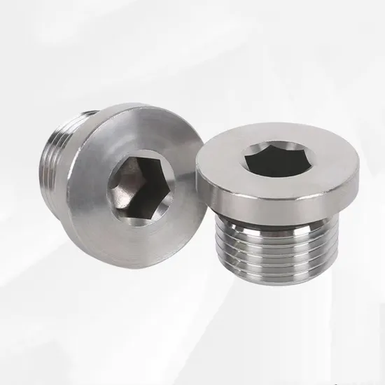 DIN 908 Hexagon Socket Oil Pipe Plug Screw 
