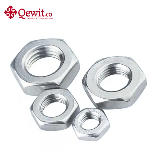DIN 936 High Strength Steel Thin Lock Nut Stainless Steel Hex Jam Nut From Fastener Factory 
