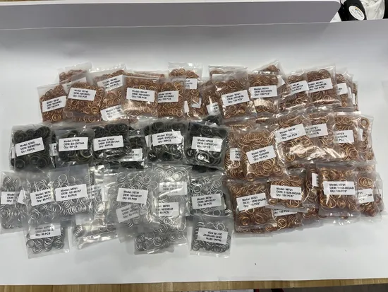 Excellent Price Car Auto Parts Engine Metal/Rubber/Copper/Stainless Steel/Blue Gray Aluminium Oil Drain Plug Gasket Flat Washer