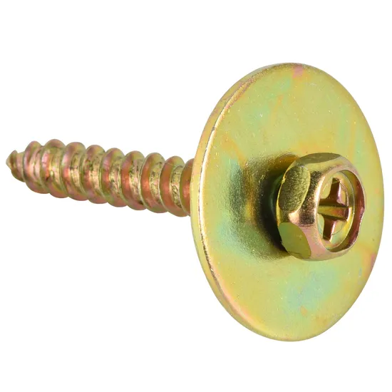 Hex Phillip Sems Combination Self Tapping Screws with Flat Washer 