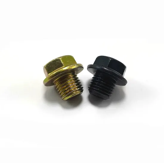 Zinc Plated Engine Spare Parts Oil Drain Plug 