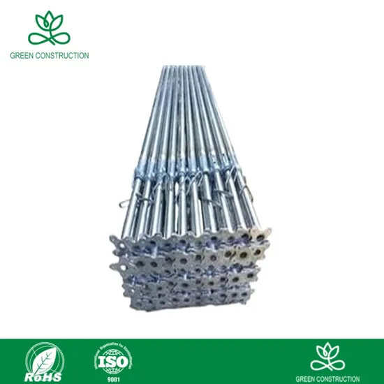 Adjustable Galvanized Steel Prop Shoring Jacks for Industrial Building Scaffolding Telescopic Screw Post Design for Construction